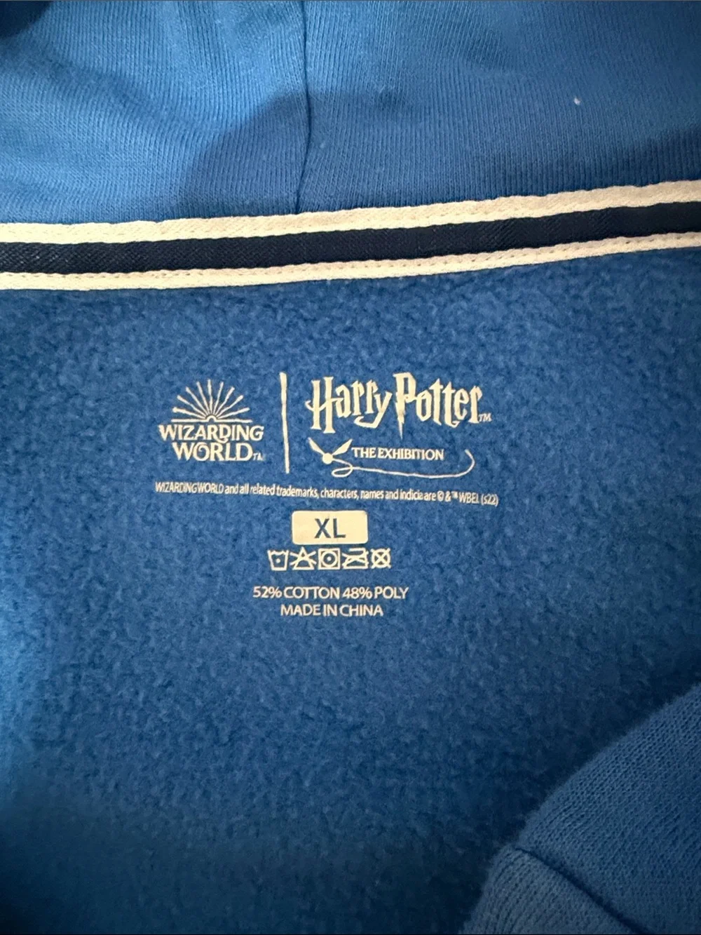 Harry Potter Wizarding World Blue Hoodie - XL